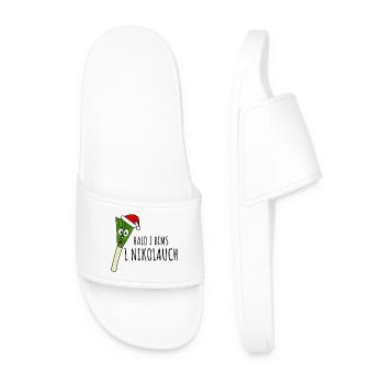 Halo I bims 1 Nikolauch - Claquettes Homme - blanc - Devant