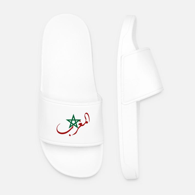 Morocco - Men’s Pool Sliders - white