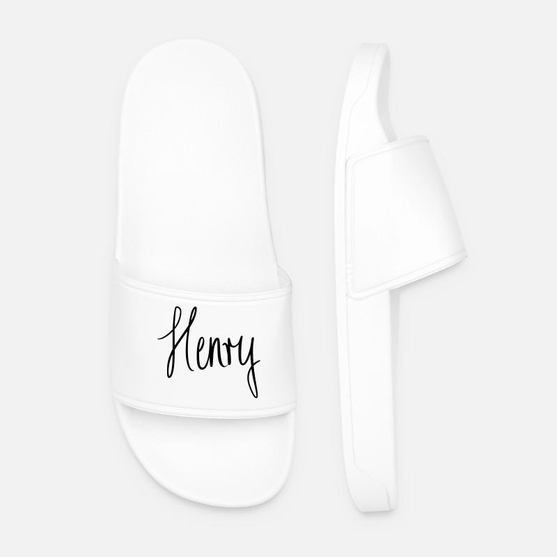 Henry - Men’s Pool Sliders - white