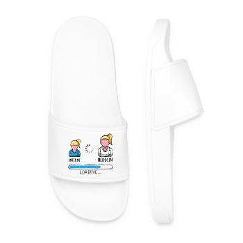 Chargement Interne Médecin Humour Futur Médecin - Claquettes Homme - blanc - Devant