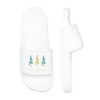 BONNE ANNEE. SAINT SYLVESTRE. NOUVELLE ANNÉE - Claquettes Homme - blanc - Devant