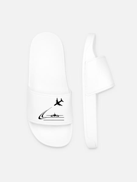 Atterrissage d’aéronefs - Claquettes Homme - blanc
