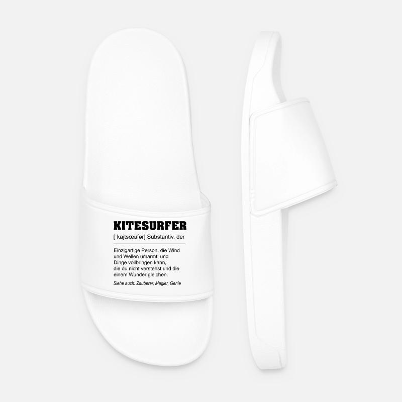 Kitesurfer Definition - Männer Badelatschen - Weiß