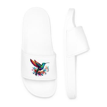 Hummingbird - Men’s Pool Sliders - white - Front