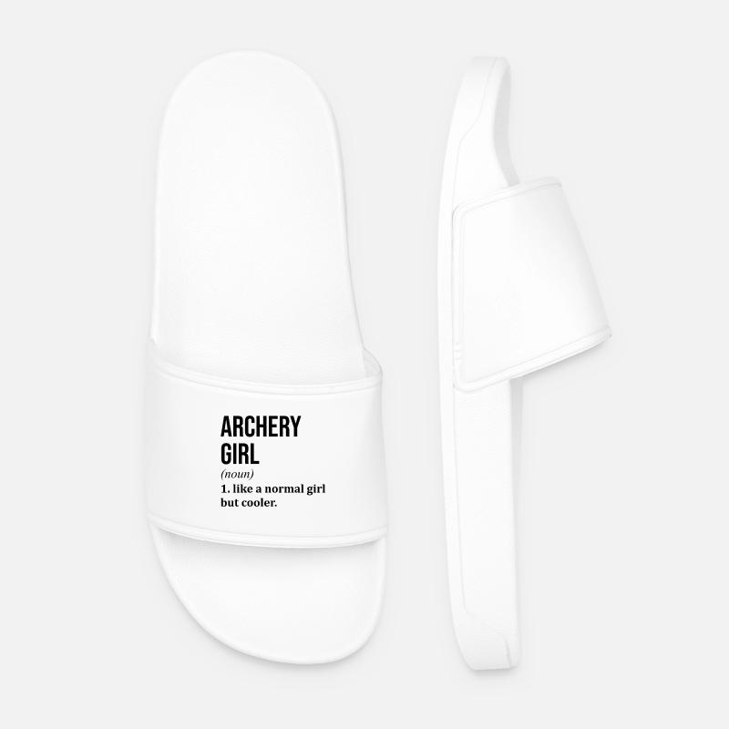 Archery - Men’s Pool Sliders - white