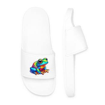 Grenouille - Claquettes Homme - blanc - Devant