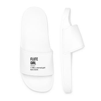 Flute - Men’s Pool Sliders - white - Front