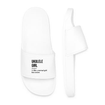 Ukulele - Men’s Pool Sliders - white - Front