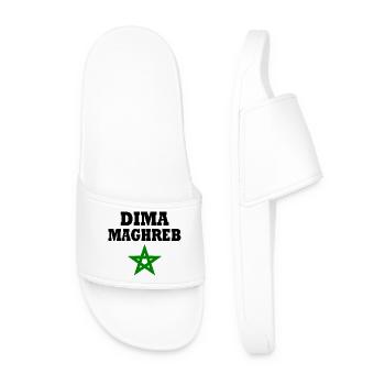 Dima maghreb - Claquettes Homme - blanc - Devant
