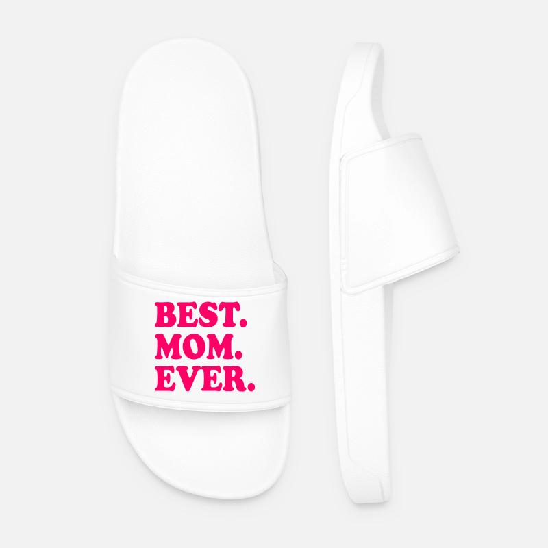 Best mom ever - Männer Badelatschen - Weiß