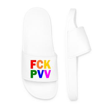 Fck pvv - Claquettes Homme - blanc - Devant