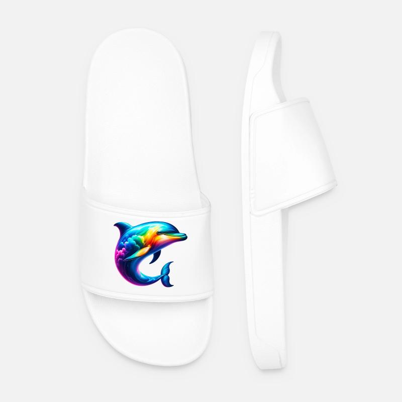 Dolphin - Men’s Pool Sliders - white