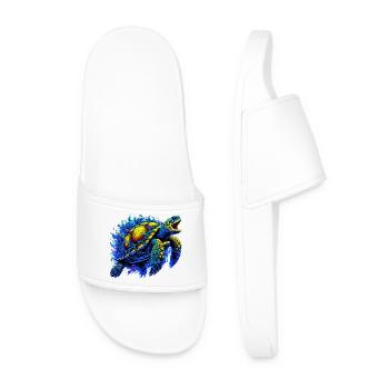 Turtle - Men’s Pool Sliders - white - Front