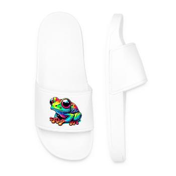 Grenouille - Claquettes Homme - blanc - Devant