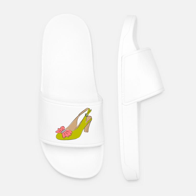 Schuh Damenschuh - Männer Badelatschen - Weiß