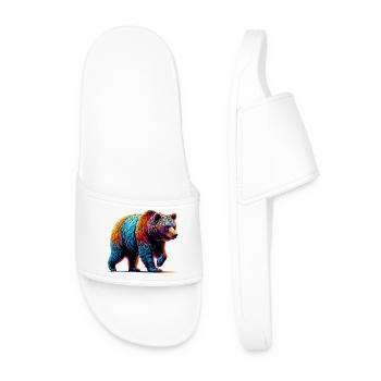 Bear - Men’s Pool Sliders - white - Front