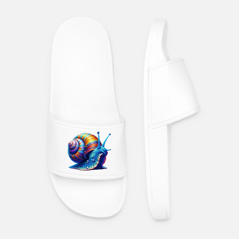 Escargot - Claquettes Homme - blanc