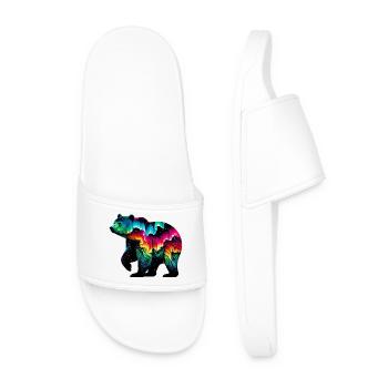 Bear - Men’s Pool Sliders - white - Front