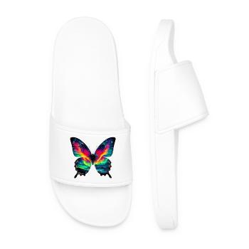 Butterfly - Men’s Pool Sliders - white - Front