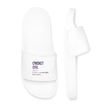 Cricket - Men’s Pool Sliders - white - Front