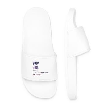 Yoga - Men’s Pool Sliders - white - Front
