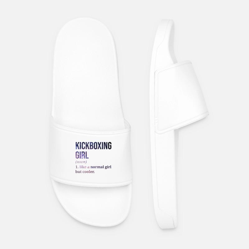 Kickboxen - Männer Badelatschen - Weiß