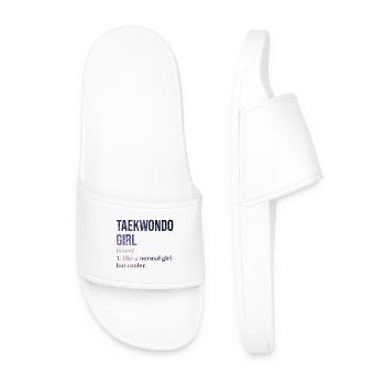 Taekwondo - Claquettes Homme - blanc - Devant