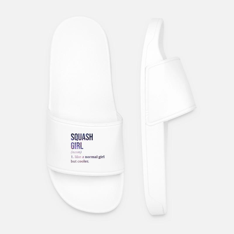 Squash - Men’s Pool Sliders - white