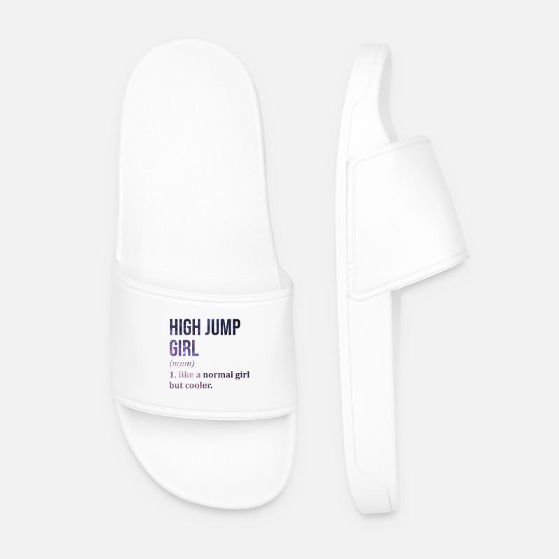 Hochsprung - Männer Badelatschen - Weiß