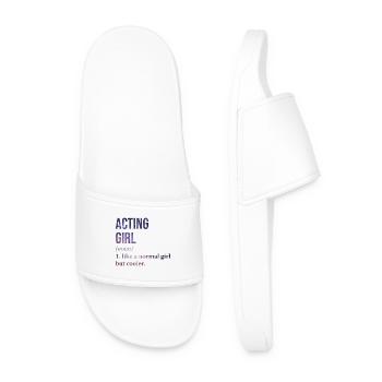 par intérim - Claquettes Homme - blanc - Devant