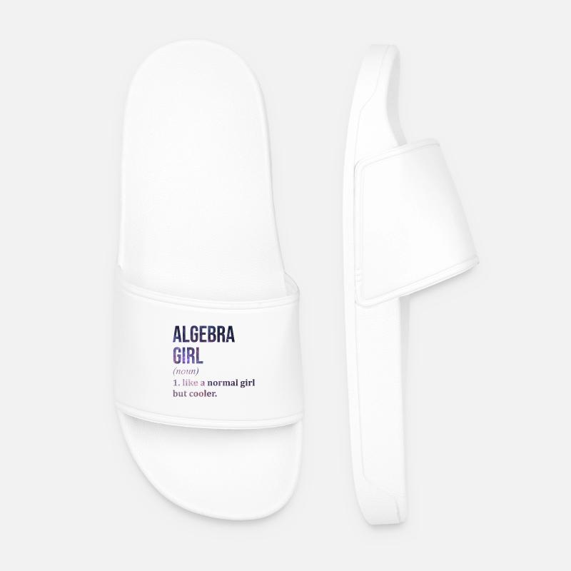 Algebra - Men’s Pool Sliders - white