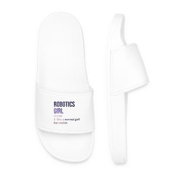 Robotics - Men’s Pool Sliders - white - Front