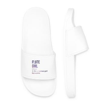 Flute - Men’s Pool Sliders - white - Front
