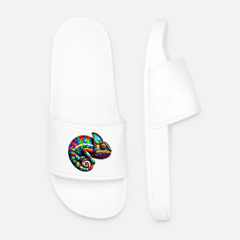 Chameleon - Men’s Pool Sliders - white