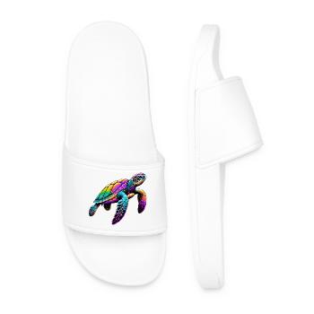 Turtle - Men’s Pool Sliders - white - Front