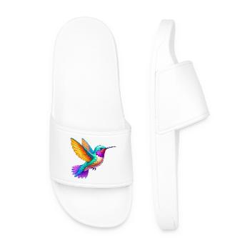 Hummingbird - Men’s Pool Sliders - white - Front