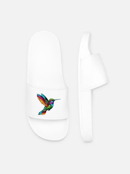 Hummingbird - Men’s Pool Sliders - white
