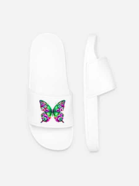 Papillon - Claquettes Homme - blanc