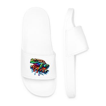 Grenouille - Claquettes Homme - blanc - Devant
