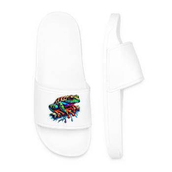 Grenouille - Claquettes Homme - blanc - Devant