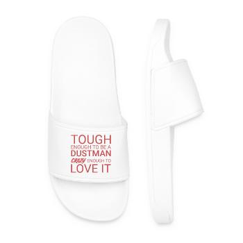 Dustman Crazy - Men’s Pool Sliders - white - Front