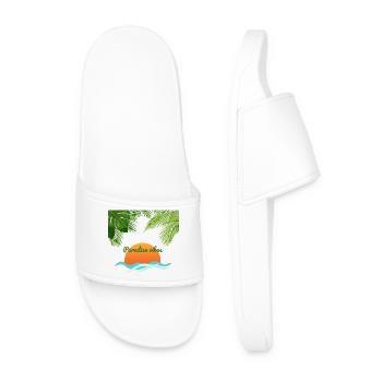 Stay_Positive - Claquettes Homme - blanc - Devant