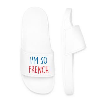 I'm so French France France - Men’s Pool Sliders - white - Front