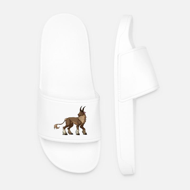 Zweispitz - Männer Badelatschen - Weiß