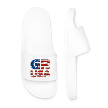 usa_gp - Men’s Pool Sliders - white - Front