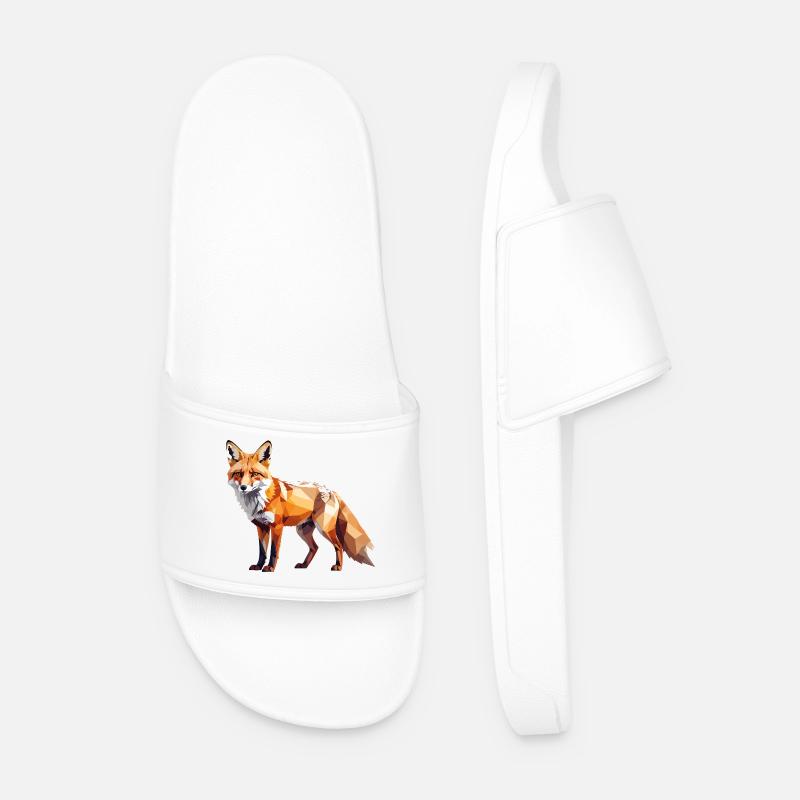 Fuchs1 - Männer Badelatschen - Weiß