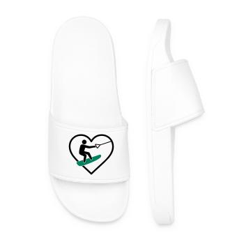 Heart Wakeboard – Water Passion - Claquettes Homme - blanc - Devant