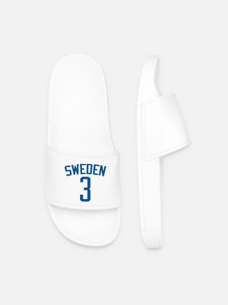 Sweden 3 – Sport design - Men’s Pool Sliders - white