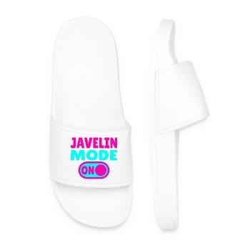 Mode Javelot ACTIVÉ - Lancer de Javelot - Claquettes Homme - blanc - Devant