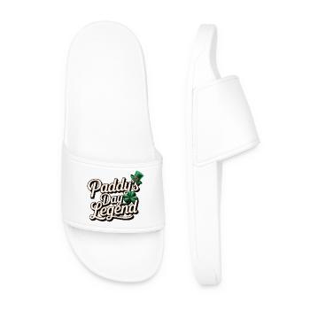 Chemise de la Saint-Patrick – Légende de la fête de Paddy - Claquettes Homme - blanc - Devant
